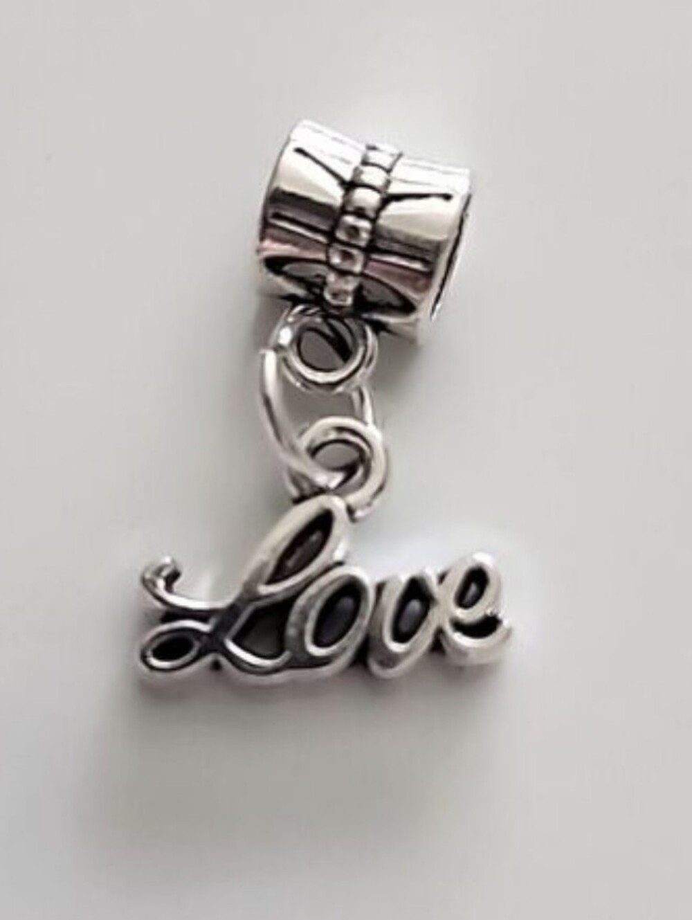 😎LOVE Word Charm Fits pandora and European Systems #2